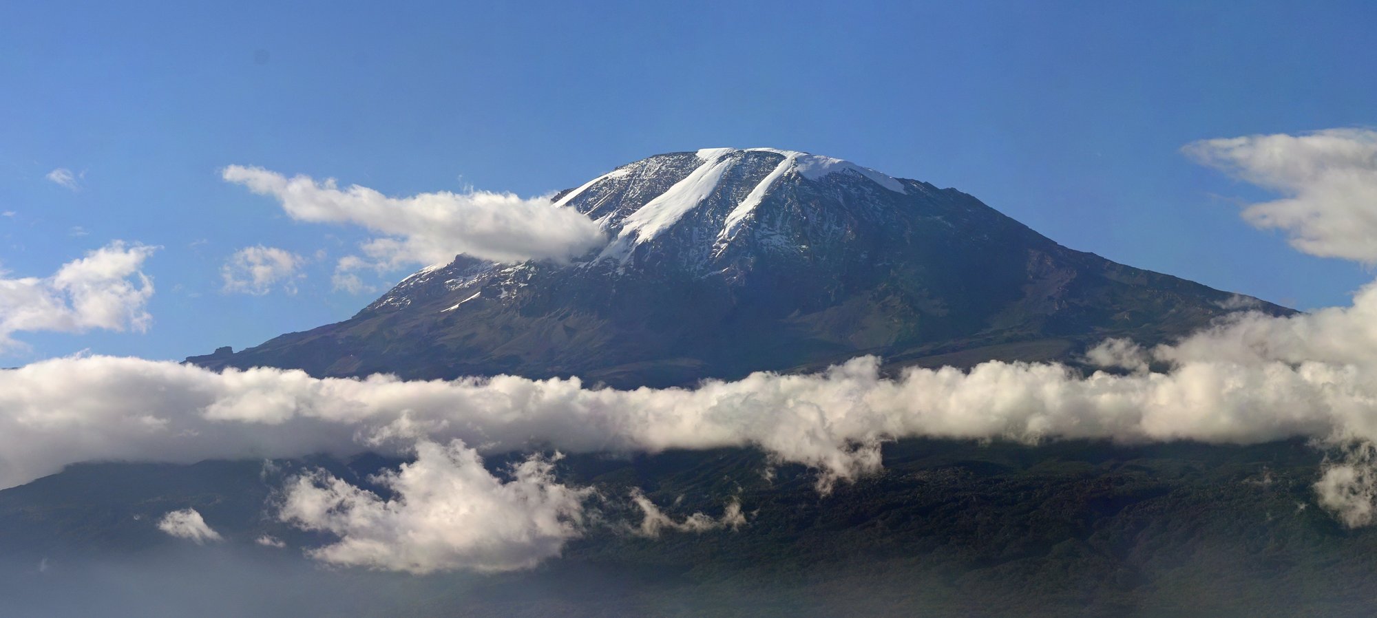 Mount Kilimanjaro seen from the west