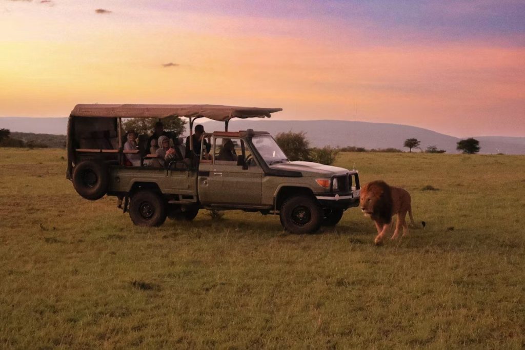 Luxury safari lodge in the Tanzanian highlands