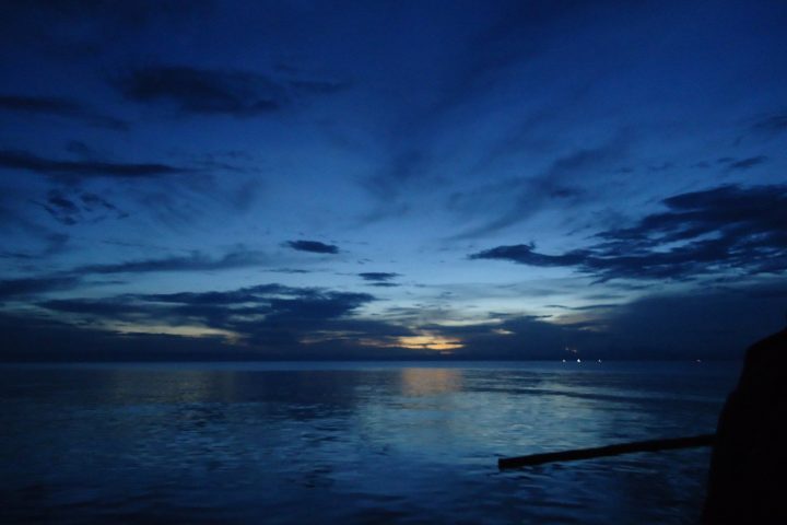 Clear water and forested shoreline on Lake Tanganyika